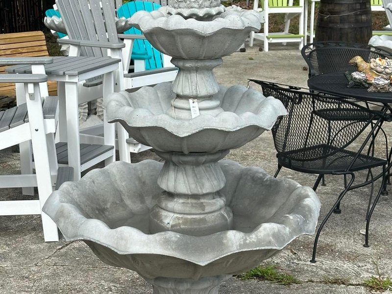Concrete fountains and statuary
